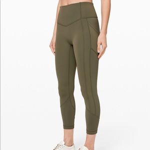Lululemon All The Right Places Crop II 23” in Sage
